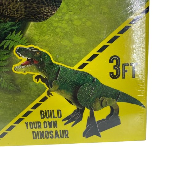 Mega Model T. Rex Build your Own 3 Ft 3D Dinosaur with Book Scholastic NEW - Picture 2 of 5